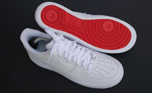 Air Force 1 Sneakers | Custom Red Bottom AF1
