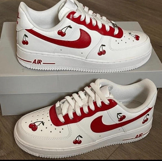 Custom Air Force 1 Sneakers | Cherry On Top
