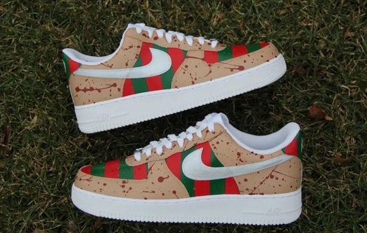 Freddy Krueger Air Force 1 Sneakers | Custom AF1