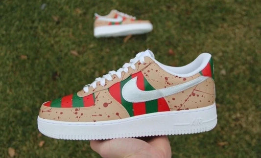 Freddy Krueger Air Force 1 Sneakers | Custom AF1